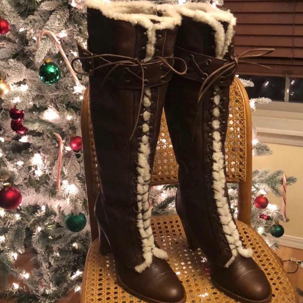 Reece Coach Lace-Up Knee Boot - Picture 2 of 6